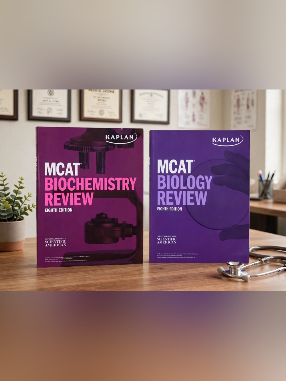 Kaplan MCAT Biochemistry & Biology Reviews 8th Edition 2021